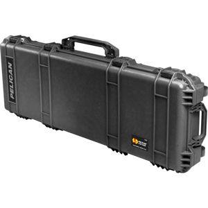  Pelican 1720 Watertight 42" Gun Case with Wheels, Without Foam - Charcoal Black 