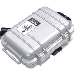 Pelican PCI1010SL i1010 Watertight Hard Micro Case Silver: Picture 1 regular