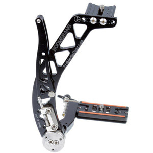  ProMediaGear BBS Boomerang Flash Bracket for Cameras without Vertical Grip or Battery Pack - with Universal Bracket Plate 