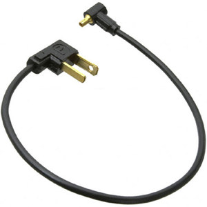  Paramount 1' Straight Sync Cord with Gold Plated Contacts, Household (AC) Male to PC 