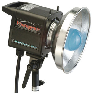  Photogenic DigiLight Continuous 500 watt Photoflood Light with Quick Change Release Mechanism for Accessories. (CL500) 