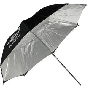  Photogenic 60" Eclipse Umbrella with Silver Interior & Black Cover. (EC60S) 