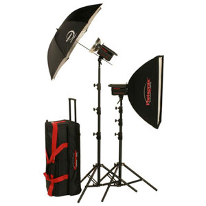  Photogenic PL2315K 1000 WS PowerLight Digital Monolight Travel Kit 