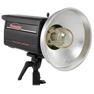  Photogenic 1000ws PL2 Series 2-Outlet Powerlight Generator with Digital Display and Built-in 32 Channel Pocket Wizard Radio Receiver, Transmitter not included, with UV Flashtube. (PLR2500DRC) 