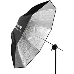  Profoto Shallow Silver Umbrella, Medium, 41" (104.14cm) 