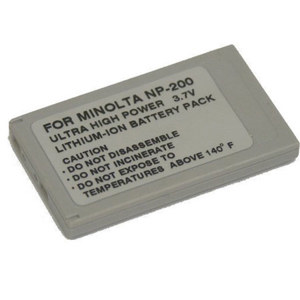 Image :  Power2000 NP-200 Replacement Lithium-Ion Rechargeable Battery 3.7v 900mAh for Minolta Digital Camera 