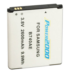 Image :  Power2000 B740AE  Replacement Lithium Ion Battery for  NX Mini and  S4 Zoom 3.8v 2600mAh Lithium Ion Battery 