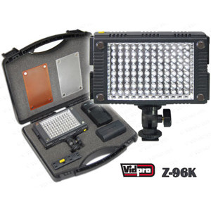  VidPro Z-96K Professional Photo & Video LED Light Kit 