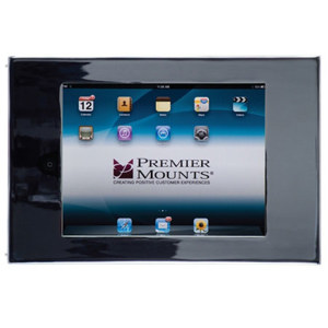 Premier Mounts IPM-710 Secure iPad Mounting Frame, Black: Picture 1 regular
