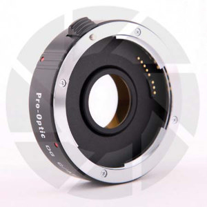  ProOptic Multi-Coated 1.4x Tele-Converter for Canon EOS Autofocus SLR Cameras. 