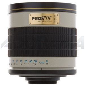  ProOptic 500mm f/6.3 Manual Focus, T-Mount Mirror Lens 