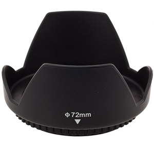 ProOptic 72mm Wide Angle Digital Lens Hood - Petal Shaped 