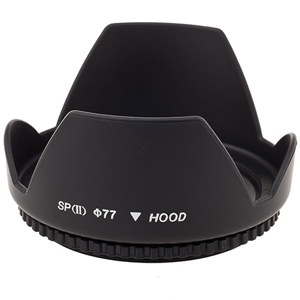 ProOptic 77mm Wide Angle Digital Lens Hood - Petal Shaped 