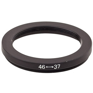  Adorama Step-Down Adapter Ring 46mm Lens to 37mm Filter Size 