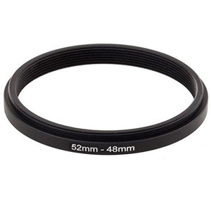  Adorama Step-Down Adapter Ring 52mm Lens to 48mm Filter Size 