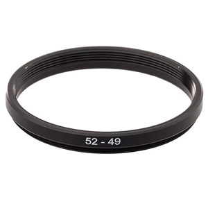  Adorama Step-Down Adapter Ring 52mm Lens to 49mm Filter Size 