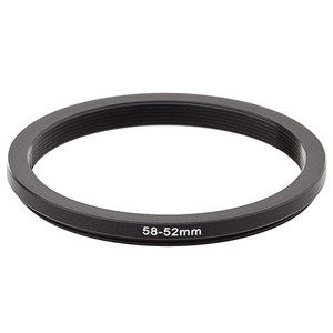  Adorama Step-Down Adapter Ring 58mm Lens to 52mm Filter Size 