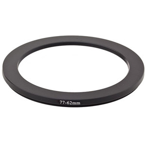  Adorama Step-Down Adapter Ring 77mm Lens to 62mm Filter Size 