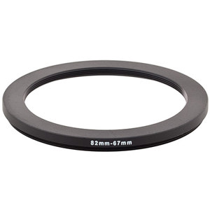  Adorama Step-Down Adapter Ring 82mm Lens to 67mm Filter Size 