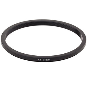  Adorama Step-Down Adapter Ring 82mm Lens to 77mm Filter Size 