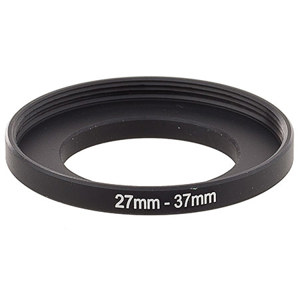  ProOptic Step-Up Adapter Ring 27mm Lens to 37mm Filter Size 
