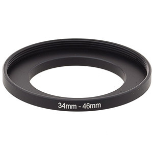  ProOptic Step-Up Adapter Ring 34mm Lens to 46mm Filter Size 