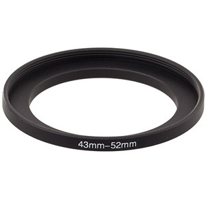  ProOptic Step-Up Adapter Ring 43mm Lens to 52mm Filter Size 