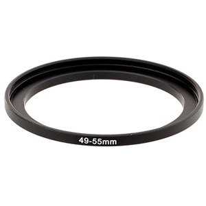  ProOptic Step-Up Adapter Ring 49mm Lens to 55mm Filter Size 