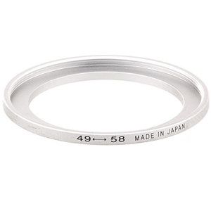  ProOptic Step-Up Adapter Ring 49mm Lens to 58mm Filter Size 