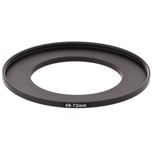  ProOptic Step-Up Adapter Ring 49mm Lens to 72mm Filter Size 