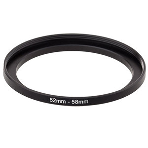  ProOptic Step-Up Adapter Ring 52mm Lens to 58mm Filter Size 