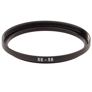  ProOptic Step-Up Adapter Ring 55mm Lens to 58mm Filter Size 