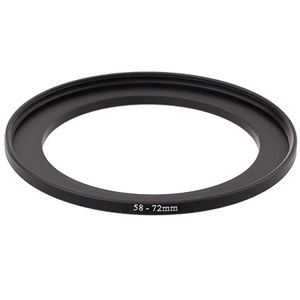  ProOptic Step-Up Adapter Ring 58mm Lens to 72mm Filter Size 