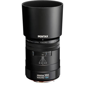  Pentax D-FA 100mm f/2.8 Macro WR (Weather Resistant) Auto Focus Lens with Hood - U.S.A. 