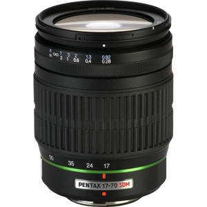  Pentax SMCP-DA 17-70mm f/4 AL (IF) SDM Super Wide Angle Auto Focus Zoom Lens 