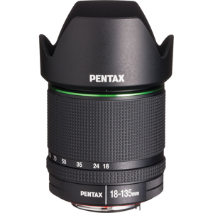  Pentax SMCP-DA 18-135mm f/3.5-5.6 AL (IF) DC WR (Weather Resistant) Autofocus Zoom Lens for DSLRs. 