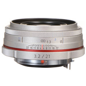  Pentax SMCP-DA 21mm f/3.2 AL HD Limited Edition Lens - Silver, U.S.A. Warranty 