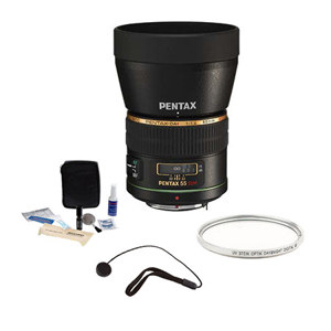  Pentax SMCP-DA* 55mm f/1.4 SDM Auto Focus Lens for use with  Digital SLR Cameras. with Pro Optic 58mm MC UV Filter, Lens Cap Leash, Professional Lens Cleaning Kit 
