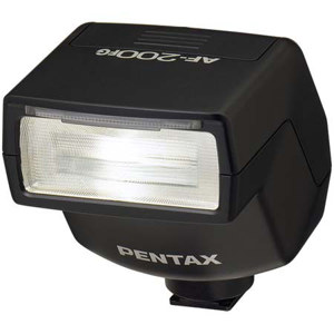  Pentax AF-200FG Dedicated Shoe Mount Flash, Guide Number 65, ISO 100, Covers Focal Lengths Down to 24mm 