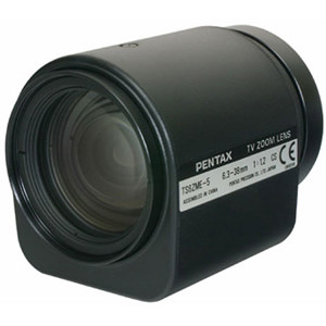  Pentax C70601 1/3" Motorized Zoom CCTV Lens, 6-90mm, Auto Iris, CS Mount 