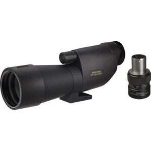  Pentax PF-65ED Straight 65mm ED-II Spotting Scope with 20-60x Zoom Eyepiece & Case 