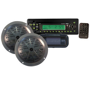 Pyle PLCD14MRKT Waterproof Marine CD/MP3 Player Receiver PLCD14MRKT