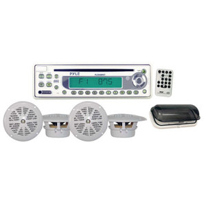 Pyle PLCD6MRKT Waterproof Marine AM/FM/CD Player Receiver PLCD6MRKT