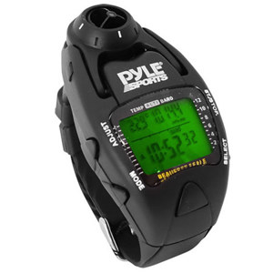 Pyle PSWWM90 Wind Speed Meter with Altimeter, Barometer, Yacht Timer, Black: Picture 1 regular