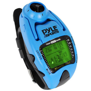 Pyle PSWWM90 Wind Speed Meter with Altimeter, Barometer, Yacht Timer, Blue: Picture 1 regular