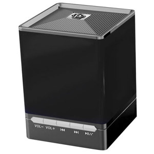 Pyle PBS9BK Bluetooth Mini Cube Speaker with Aux-In, 8 Hours Playback: Picture 1 regular
