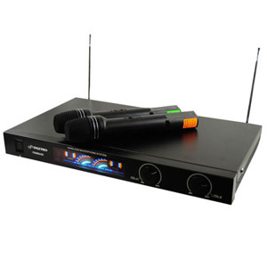 Pyle PDWM2450 2 Channel VHF Wireless Microphone System PDWM2450