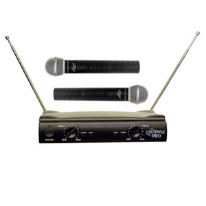 Pyle Pro PDWM2500 Dual VHF Wireless Microphone System PDWM2500