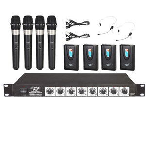 Pyle PDWM8700 Rack Mount 8 Channel Wireless Microphone System PDWM8700