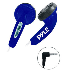 PyleHome PEBH25 Ultra Slim In-Ear Ear-Buds Stereo Bass Headphones PEBH25BL